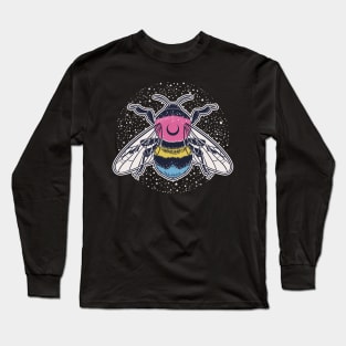 Pansexual Bee Proud LGBT Pride Flag Long Sleeve T-Shirt